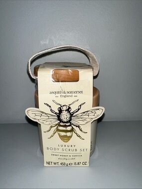 Asquith & Somerset Luxury Body Scrub Set  Sweet Honey & Vanilla scent